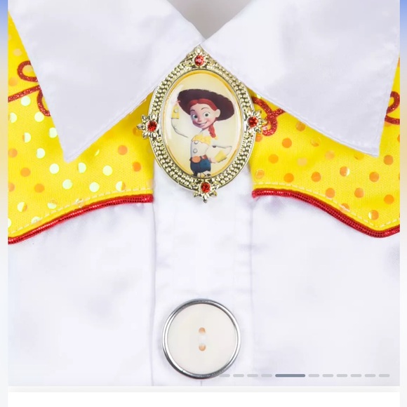 Girls Disney Toy Story Jessie Costume Size 5/6 Halloween Costume w/Hat & Boots - Picture 3 of 11